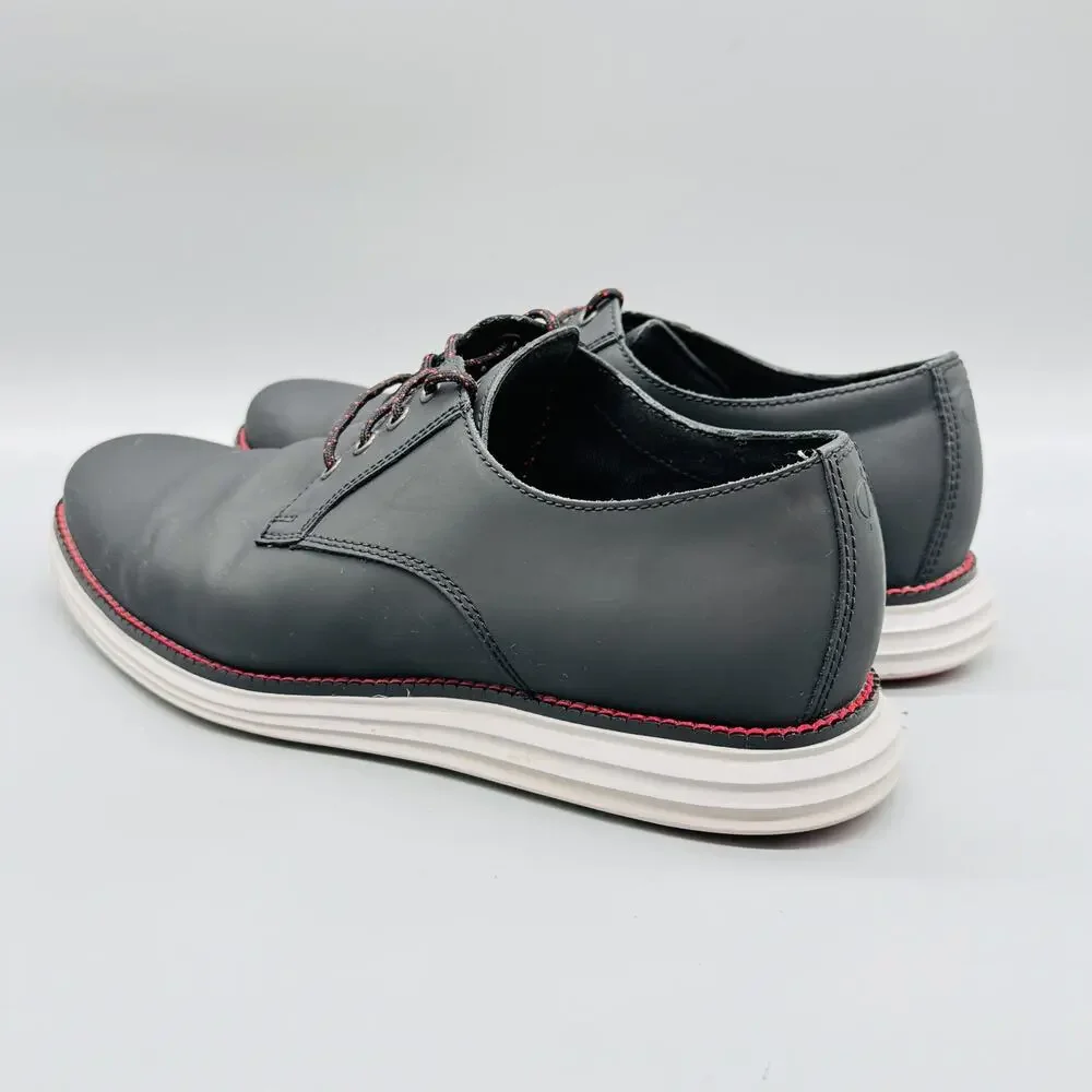 Cole Haan Shoes Mens 9 Gray Leather OriginalGrand Derby Oxford Dress Comfort